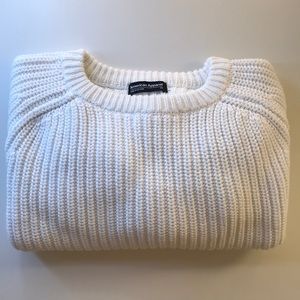 American apparel cropped fisherman pullover
